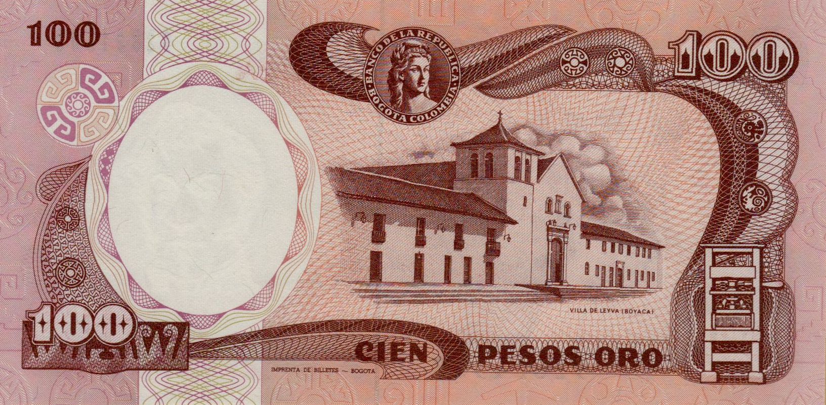 Colombia 100 1990 UNC P-426/e